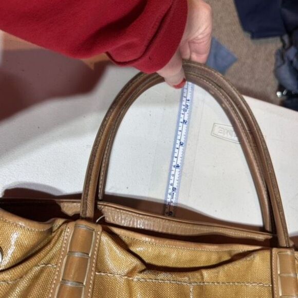 Tod's Womens Cowhide Calf Leather Shade Shopping Media Shoulder Tote Bag Brown - Picture 15 of 16